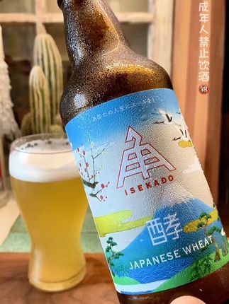 日式清酒小麦啤酒,独特的吟酿香气 伊势角屋的一款很有特色的小麦啤酒,不同于比利时风格与德式风格,值得品尝#精酿啤酒 #小胖品酒 #伊势角屋 #小麦啤酒 #啤酒