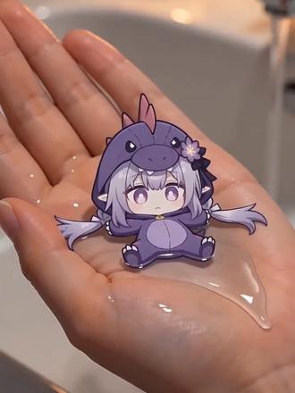 #AI掌心的洗澡拉锯战 #随变ai随便玩 #随变app #星穹铁道 #遐蝶 蝶宝不想洗澡?