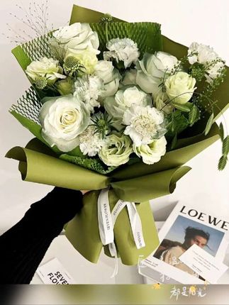 苏格兰绿玫瑰鲜花速递送女友送男友附近花店送花上门全国同城配送#仪式感不能少 #一束花的仪式感 #礼物 #全国同城鲜花配送 #绿玫瑰