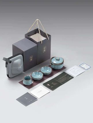 #唐丰宋蕴天青汝窑手抓旅行茶具套装一壶三杯户外便携式泡茶快客杯#天青汝窑套装 #旅行茶具套装#一壶三杯旅行茶具 #快客杯便携旅行茶具