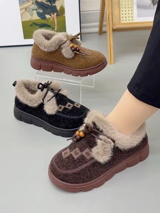 穿上我的加绒保暖女棉鞋,感觉整个世界都变暖了 #强烈推荐 #好穿又好搭 #加绒保暖 #保暖又好看#上脚舒适