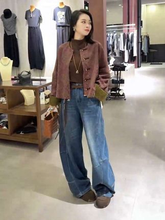 #新中式穿搭 #时尚慵懒风搭配 #宽松显瘦 #秋季新款 #高级感穿搭
