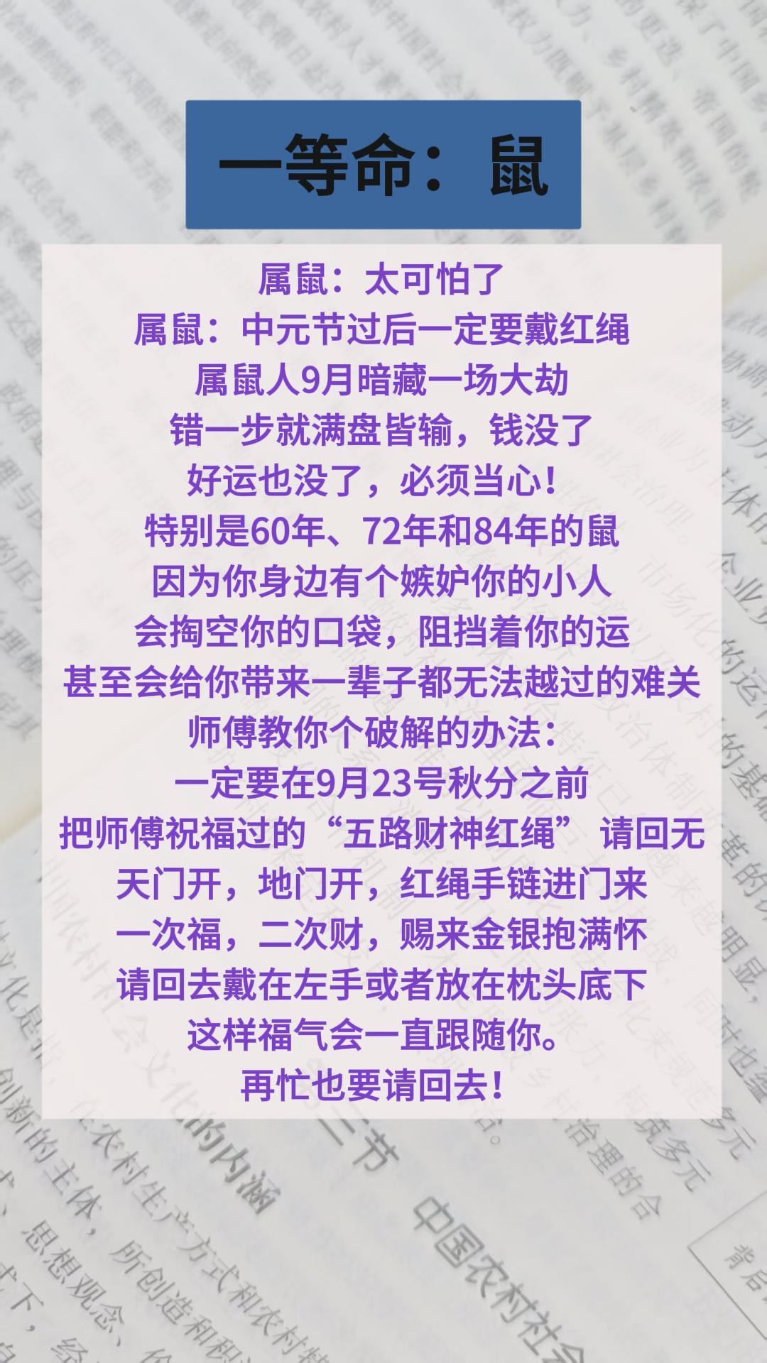 #1960年的鼠 #1972年的鼠 #1984年的鼠
