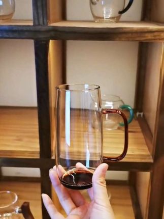 高硼硅玻璃泡茶杯  #泡茶杯  #玻璃杯  #杯子