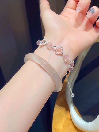 我的幸运四叶草 希望它能带来好运#四叶草 #手链
