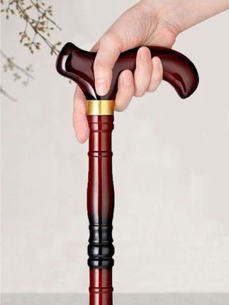 实木手杖,老年人拐棍,耐用四脚防滑轻便拐杖#拐杖#适老化产品 #匠心制作#孝顺父母