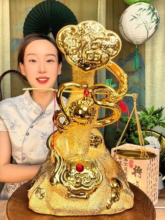 寓意就是称心如意!无论收藏摆柜还是走亲访友,拿出去都是相当有讲究的!#杏花村酒 #景德镇陶瓷 #白酒推荐 #白酒 #中秋送礼佳品