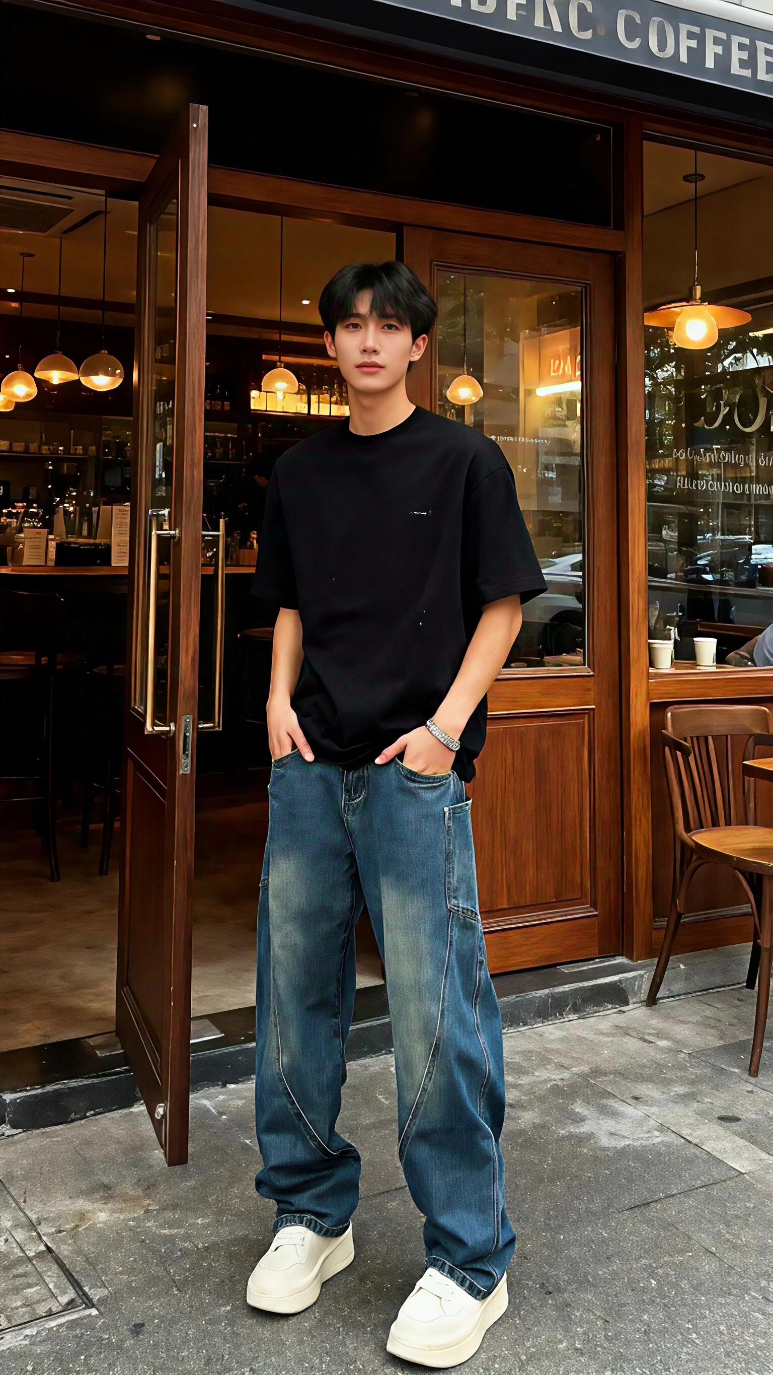 #男生穿搭 #牛仔裤穿搭 #美式复古 #谁穿谁帅 #潮牌穿搭