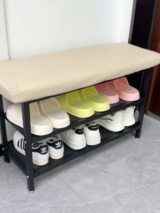 轻奢换鞋凳可坐式客厅大容量鞋架#家居用品 #家居好物 #换鞋凳 #换鞋凳家用 #鞋架