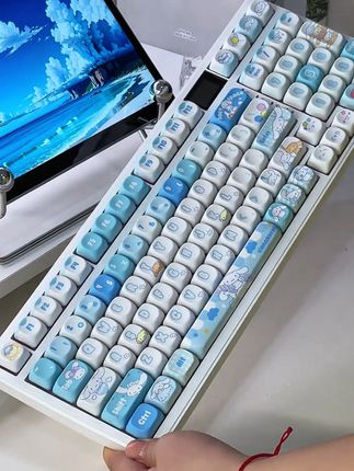 雷咖泽R102无线,Gasket结构客制化机械键盘,办公电竞游戏键盘,无线高颜值女生键盘#高颜值键盘 #女生键盘 #电竞游戏键盘 #客制化机械键盘 #雷咖泽r102