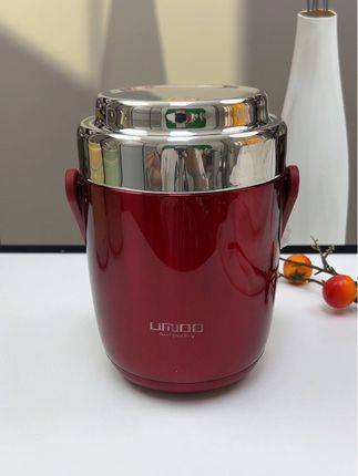 316三层大容量保温饭盒来了,保温18小时,盖子能当做饭碗,不撒汤不漏水送餐具保温袋#保温桶 #带饭上班 #保温饭盒