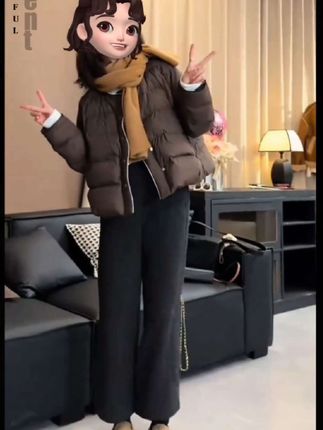 #直筒裤 #毛呢直筒裤 #裤子推荐 #今天穿什么 #裤子