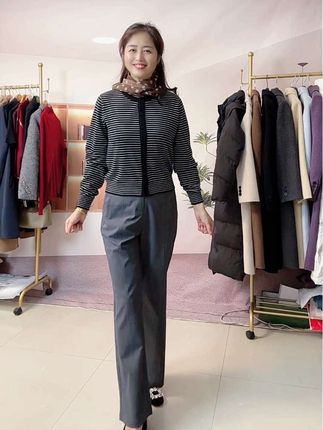 天丝羊毛针织衫时尚百搭