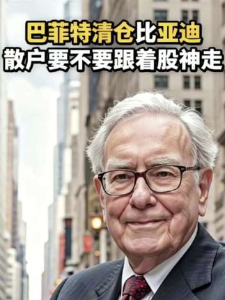 巴菲特清仓比亚迪,散户要不要跟着股神走!#巴菲特#比亚迪#投资#股票#股市