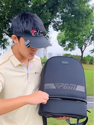 男士高尔夫球包#双肩背包#golf衣物包#轻便服饰鞋包双层收纳袋#高端运动双肩包