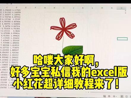 超详细的excel小红花教程来了#excel函数 #上热门word #excel技巧 #抖音小助手dou上热门
