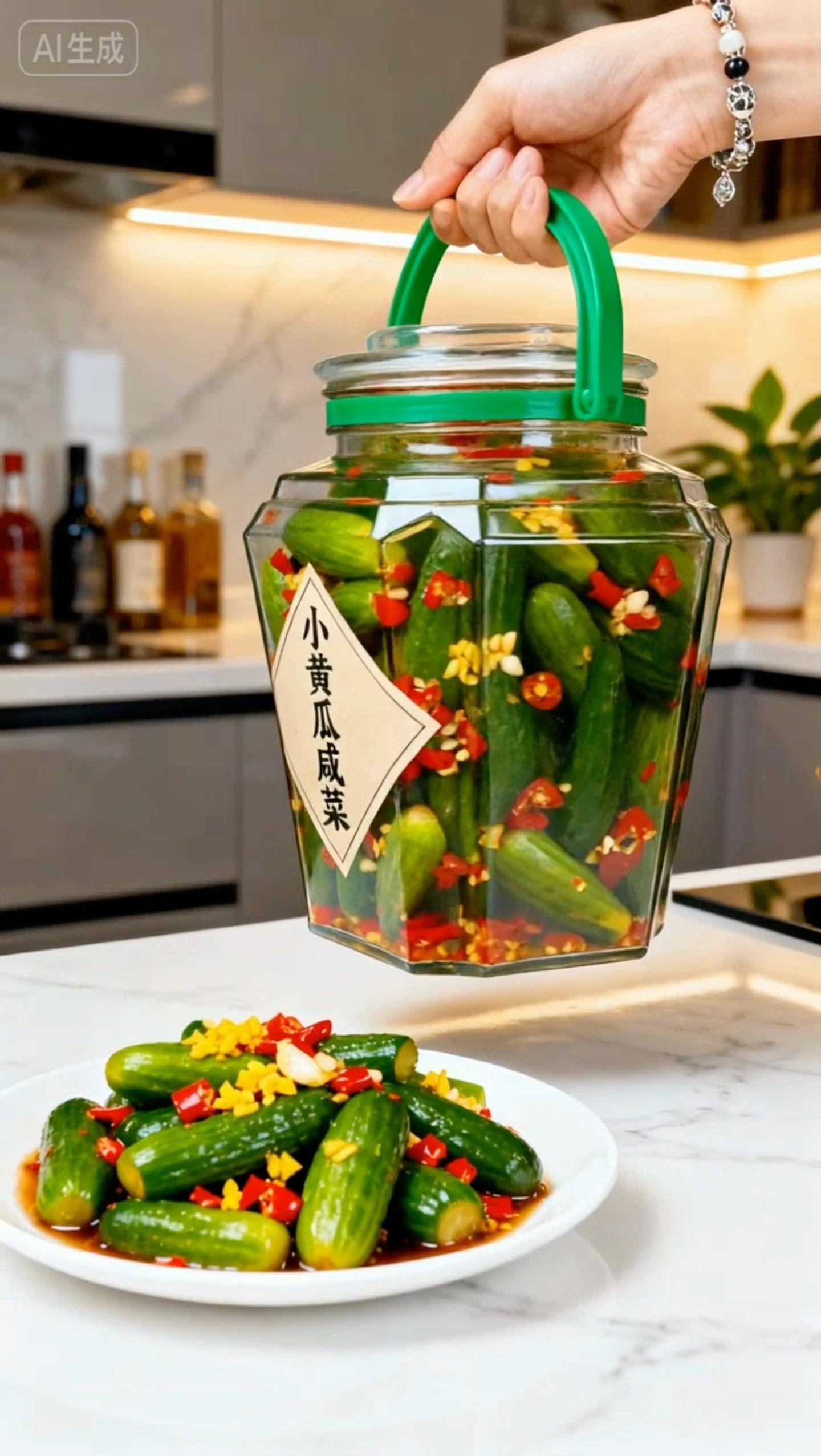 家人们,快来瞧瞧咱这正宗山东特产小黄瓜咸菜!到手就是整整三斤!每一根小黄瓜都鲜脆可口,咬下去嘎吱作响,独特的风味让人欲罢不能。它可是下饭、配粥的绝佳搭档,无论是清晨一碗白粥,还是中午的家常饭菜,有了它都能瞬间增添几分滋味。精心腌制,保留了黄瓜的爽脆,又融入了浓郁酱香。爱吃咸菜的朋友别错过,赶紧下单尝尝这地道的山东风味!#山东特产 #小黄瓜咸菜 #鲜脆可口#下饭神器