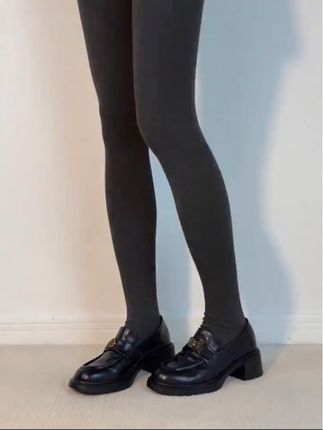 #粗跟单鞋 #乐福鞋#通勤搭配