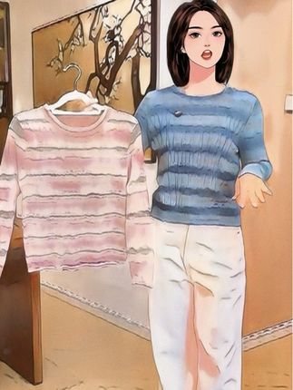 遮肉显瘦针织上衣#春秋新款 #慵懒风穿搭 #女装穿搭