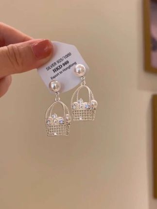 温柔优雅财篮子#耳环 #耳饰 #时尚饰品 #美出高级感