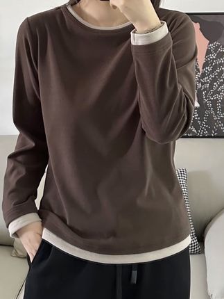 #秋季新款穿搭 #时尚百搭上衣 #新款打底衫