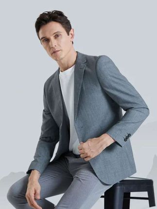 #品质男装 杉杉【轻奢免烫】男士纯色透气休闲西服外套#面料柔软舒适 #谁穿谁好看 #西服的魅力 #又酷又飒