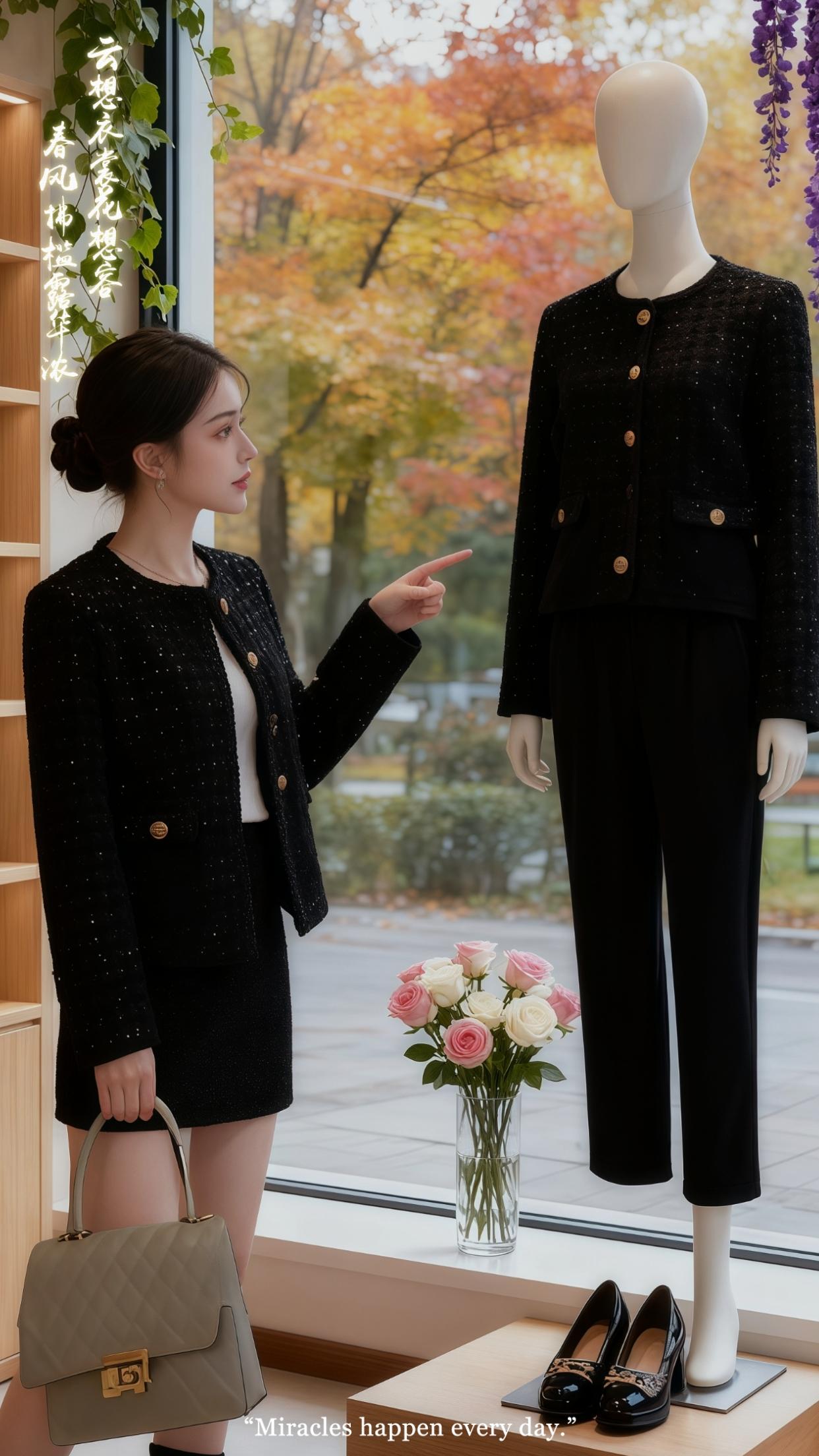 #图文伙伴计划 #法式羊毛小香风外套#高级感穿搭 #优雅气质 #减龄气质 #时髦穿搭 @DOU+小助手