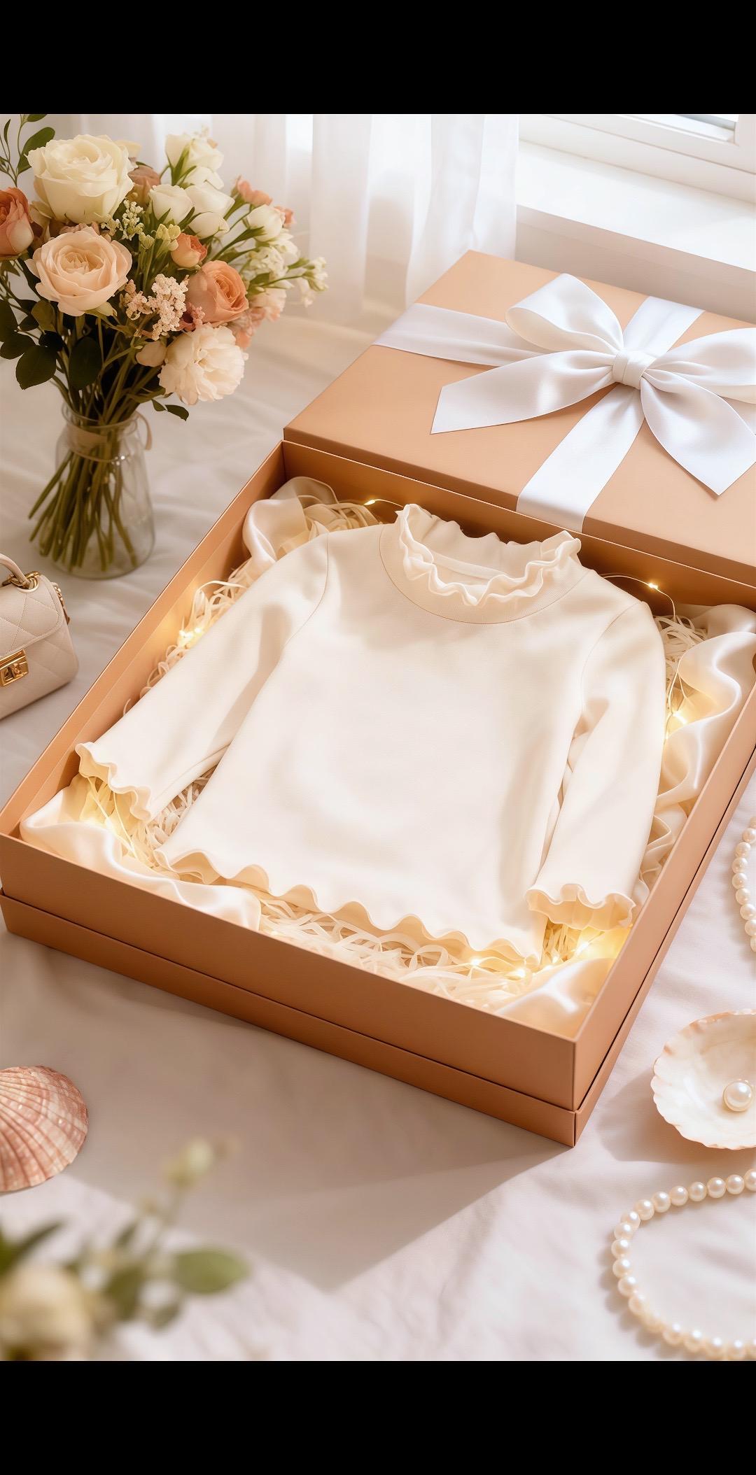 姐妹们,咱们来说说这款秋冬的内搭呀!大家不妨想一想,有没有想要那种稍微薄一点、不会过于厚重的内搭呢?要知道,在北方,很多家庭都已经开启暖气了。家里有了暖气,室内温度可不低,这时候反而需要更轻薄一些的内搭。这款内搭就特别适合南方以及最北方地区的朋友们选购。为啥这么说呢?最北方的朋友其实也偏爱这种稍微薄一点的内搭。  这款内搭采用的是磨毛棉材质,有着类似抓绒的质感,就像一件抓绒打底衫一样。不过,它的面料可是超级舒服的。好多妈妈都反馈,这是家里最柔软的一件打底衫。因为它是婴儿棉材质,摸起来超级软,QQ弹弹的,和那种加绒的厚实打底衫完全不一样。毕竟它是磨毛棉嘛,不会给人那种厚重臃肿的感觉。#面料柔软亲肤 #甜美穿搭 #冬季搭配 #萌娃穿搭 #秋冬保暖