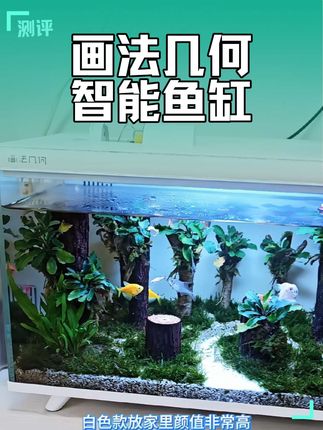 居然有白色款智能鱼缸,放家里颜值简直太高了#智能鱼缸 #画法几何 #画法几何智能鱼缸 #鱼缸 #养鱼日记