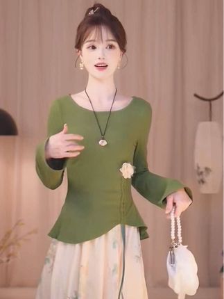 #汉服裙套装 #汉服裙 #国风穿搭 #汉服裙装