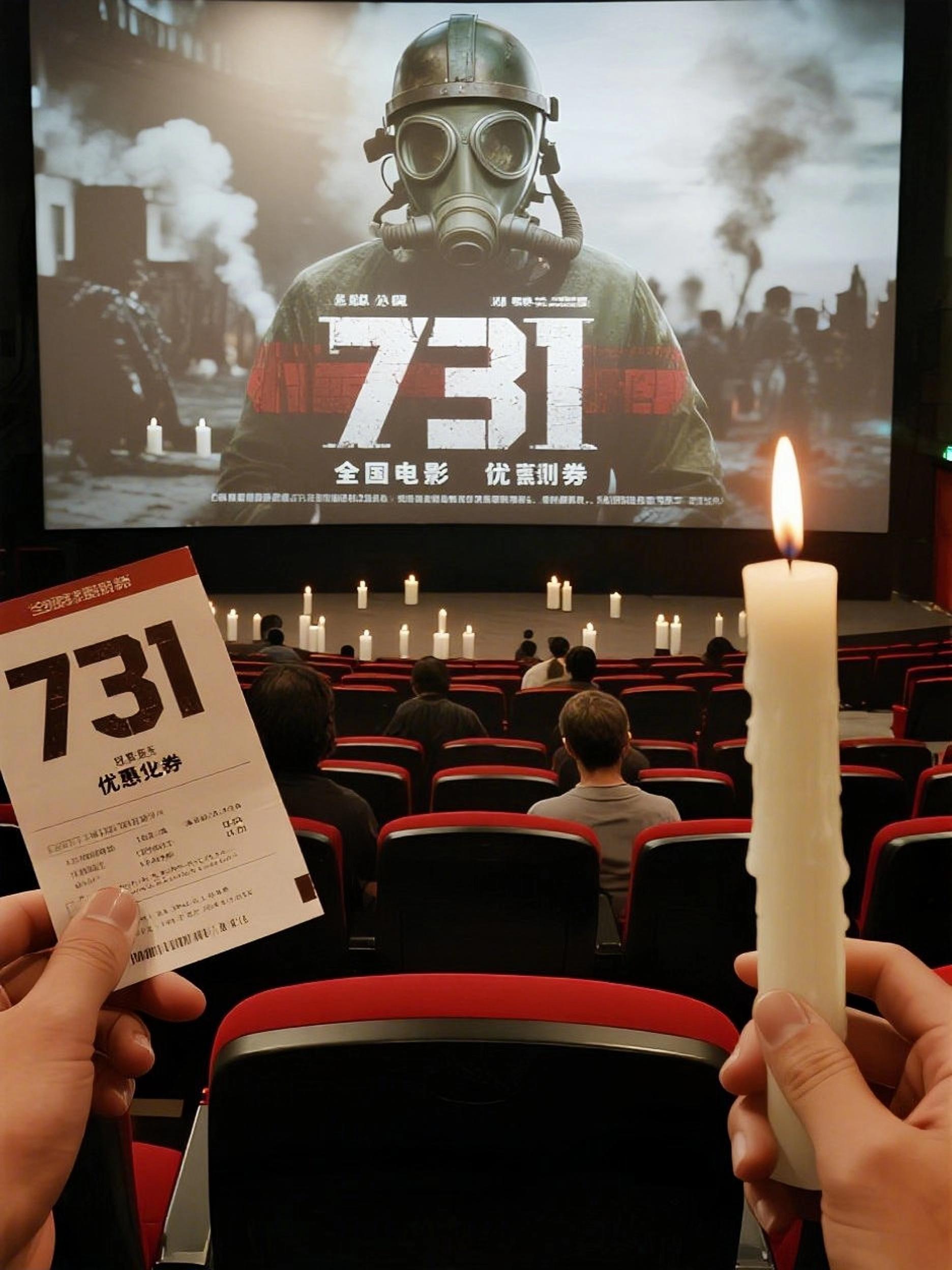 #电影热烈上映 #电影 #电影优惠券抖音团购 #731电影 #勿忘历史吾辈自强