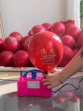 结婚气球婚房布置场景装饰婚庆气球新款2025#高档大气#婚礼#专用红色#气球