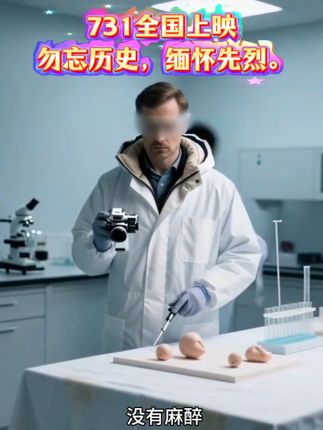731全国上映,震撼来袭。这不是电影,是用镜头让731部队的罪恶无处遁形。731部队的罪恶罄竹难书。建议每个中国人都要去看一下这部电影。铭记历史,缅怀先烈#731罪证陈列馆 #勿忘历史警钟长鸣 #731细菌战 #731