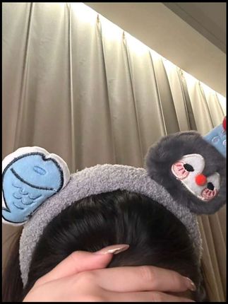 对于这个可爱又毛茸茸的发箍 完全没有抵抗力#发饰 #发箍控 #毛茸茸