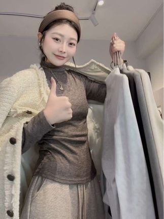 好喜欢这件便宜好穿的半高领打底衫!!!#便宜又好穿 #时尚打底衫 #内搭外穿都好看 #半高领打底衫 #保暖又好看