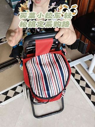 买菜购物小拉车 买菜小拉车,太宝用了,大容量设计装得下全家食材,加粗钢架承重稳,静音轮不扰民,折叠收纳省空间。轻松搞定采购路,老人主妇都爱用#看过来#家用好物推荐 #买菜神器 #爬楼小拉车@抖加🔥上热门🔥dou+🔥热点宝