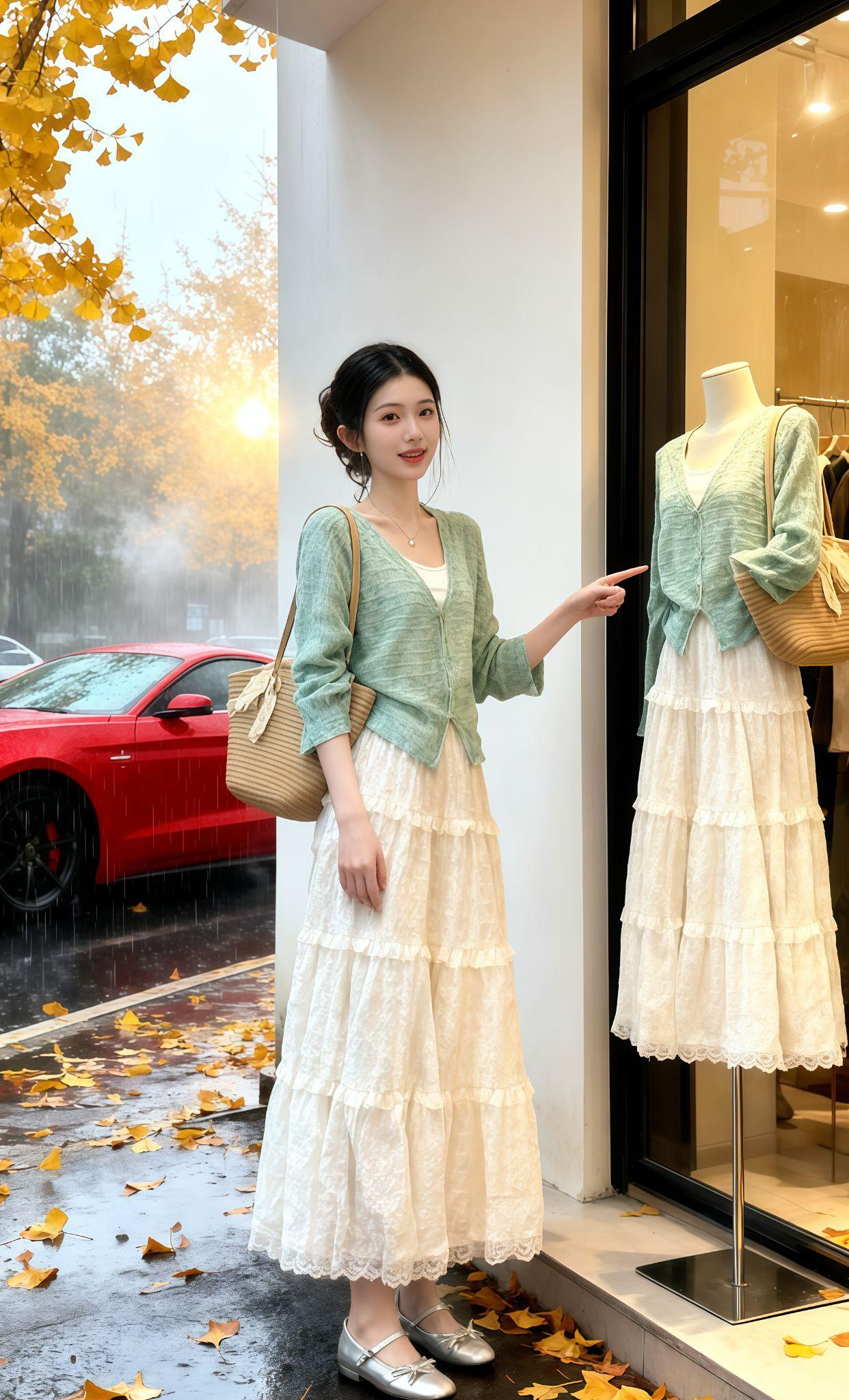 #气质仙女裙穿搭 #每日分享 #出游穿搭 #温柔风穿搭 #女神穿搭