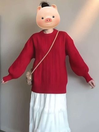 长辈见了都夸我穿的好看,巨显白软糯糯的毛衣,胖mm也能轻松驾驭#日常分享 #毛衣 #毛衣ins风 #向往的生活9这样 #微胖穿搭