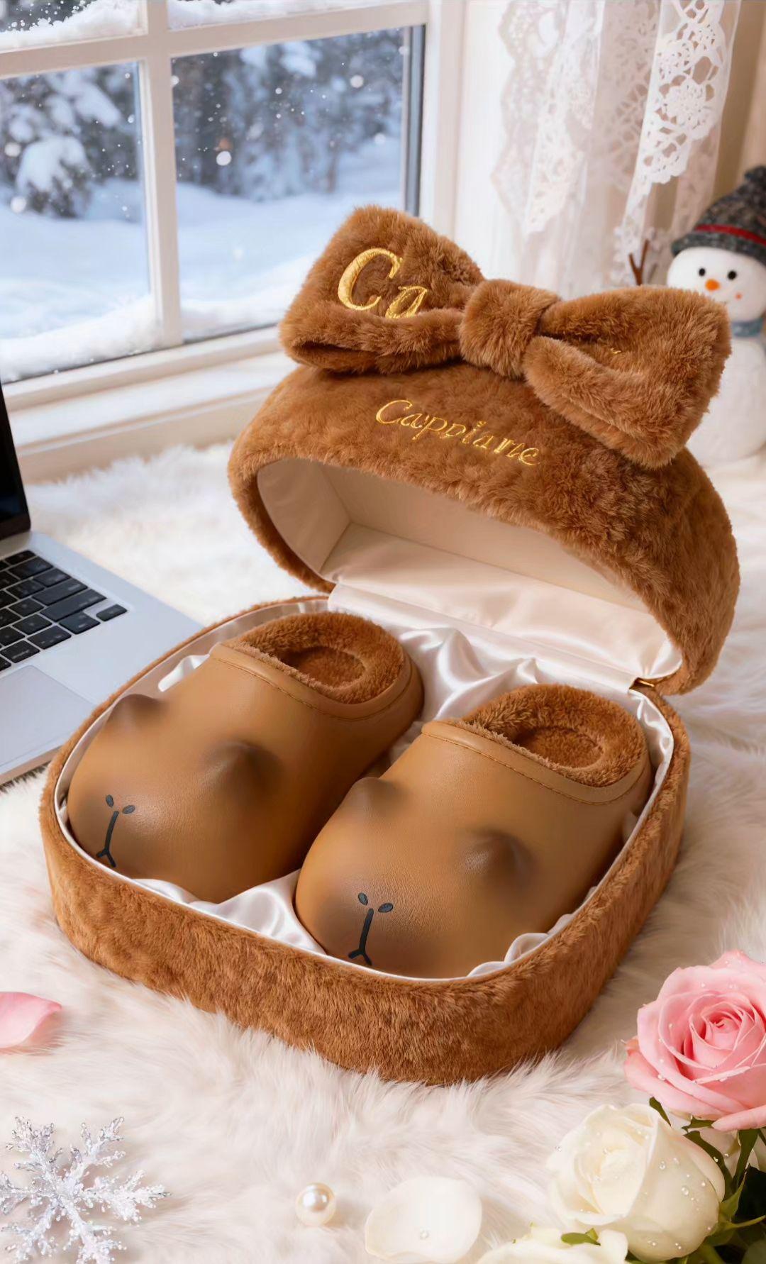 #卡皮巴拉 #儿童棉拖鞋 #宝妈推荐 #童鞋好物推荐 #宝妈情感共鸣 @抖加🔥上热门🔥dou+🔥热点宝 @DOU+上热门