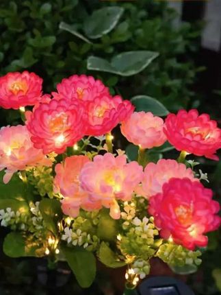 #户外用品#太阳能玫瑰花灯#庭院灯#草坪灯#