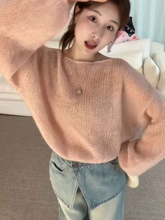 #针织衫裤子两件套#慵懒风穿搭 #甜美穿搭 #穿搭小心机 #小个子显高显瘦穿搭