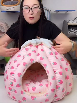 冬季半封闭猫狗加厚保暖窝窝#也太可爱了吧 #加厚保暖柔软舒适