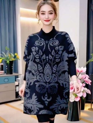 #时尚百搭高领针织毛衣#时尚气质穿搭 #谁穿谁好看 #减龄显瘦穿搭 #谁穿谁好看