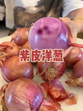 新鲜紫皮洋葱清脆微辣#紫皮洋葱