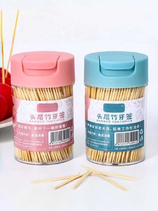 #生活好物 牙签盒,家用一次性剔牙器,水果竹签,商用个性创意筒装便携牙签#一次性牙签 #剔牙器 #创意筒装 #方便又实用,
