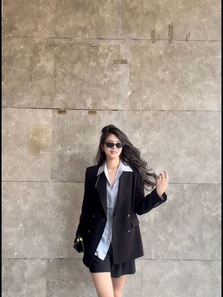 #气场全开 #气质范 #西装杀 #阿玛施女装