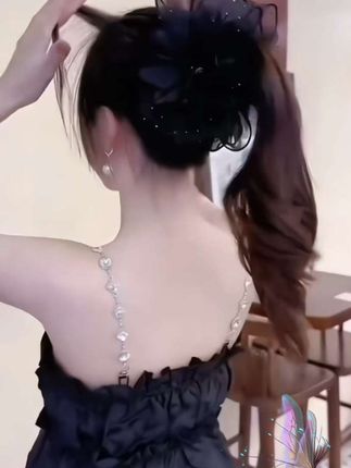 梦黑色盘发夹大抓夹夹子发夹女鲨鱼夹抓夹.好物分享