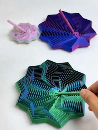 #创作灵感 3D打印视错觉折叠儿童益智玩具多边形萝卜塔解压螺旋立体设计玩具#玩具##益智玩具 #好物分享🔥