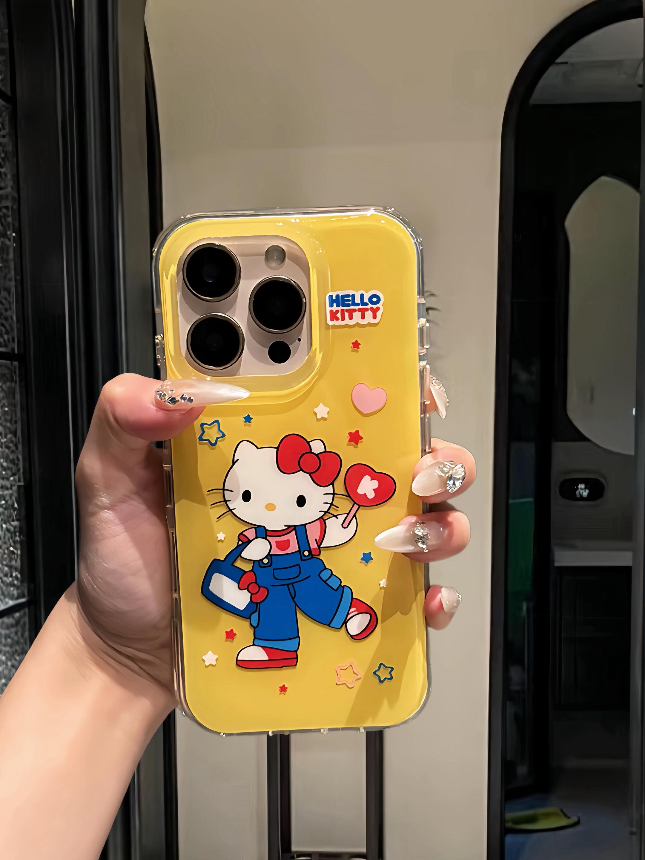 💛姜黄色背带裤Kitty太可爱啦#手机壳 #也太可爱了吧 #这个手机壳真的长在我心巴上了 #这也太好看了 #图文扶持计划入口