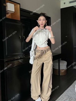 【 AYOBE 】小贤神秘色彩复古格纹波点小众显瘦氛围感早秋衬衫裙